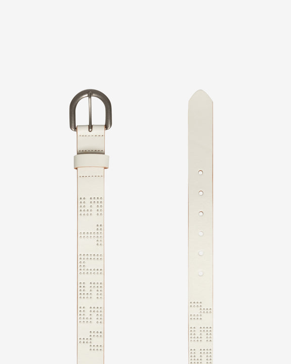 Stüssy - Men's Stud Letter Belt - (Bone)