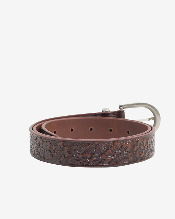 Stüssy - Leather Hawaiian Belt - (Brown)