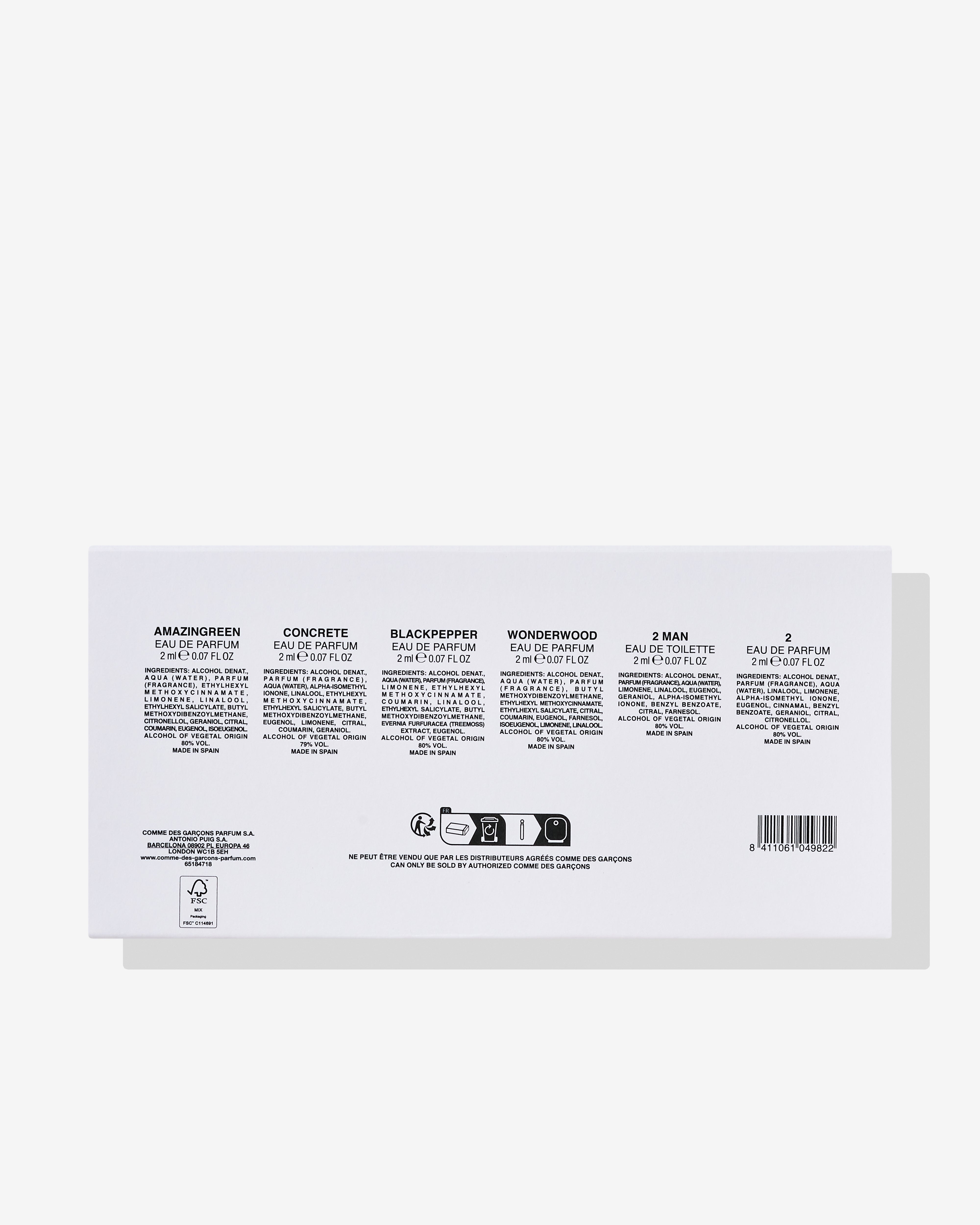 CDG Parfum: Sampling Discovery Set | DSMNY E-SHOP