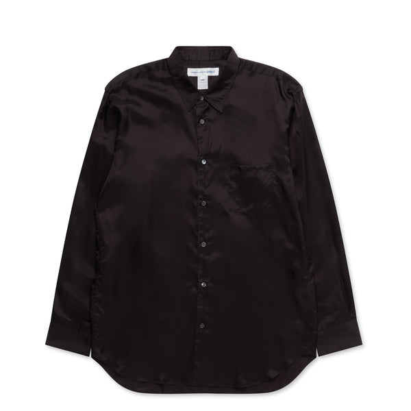 CDG Shirt Forever - Classic Fit Cupro Shirt - (Black)