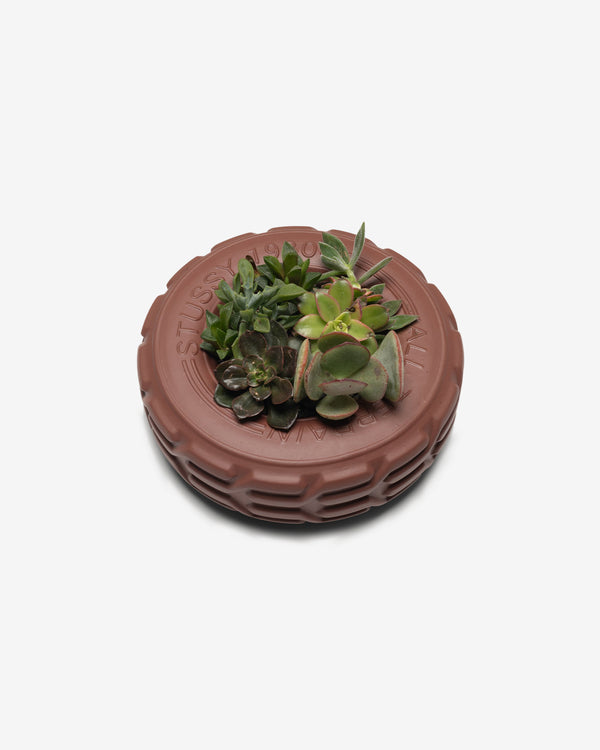 Stüssy - Tire Plant Pot - (Brown)