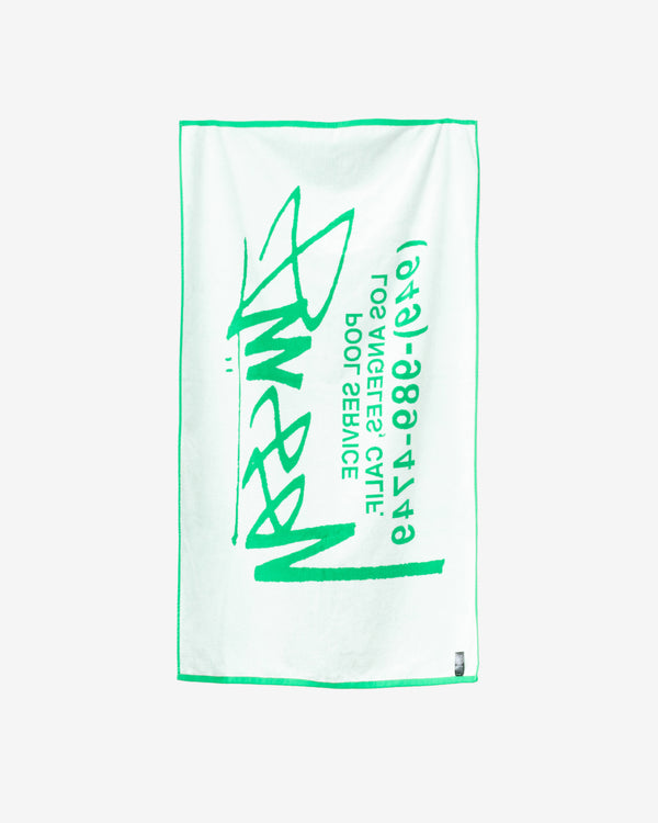 Stüssy - Men's Pool Service Beach Towel - (Green)