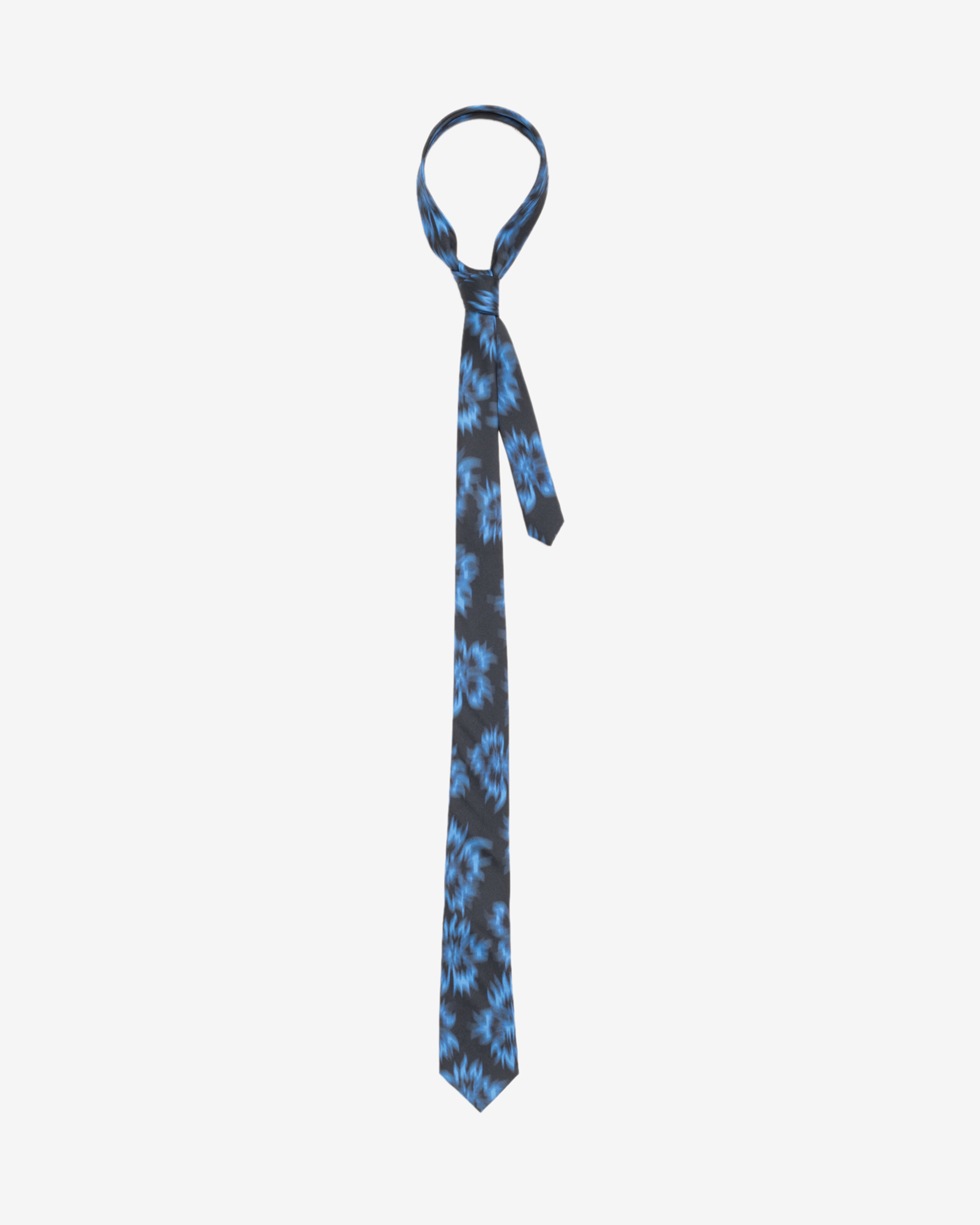 Stüssy: Men's Motion Flower Tie (Black) | DSMNY E-SHOP