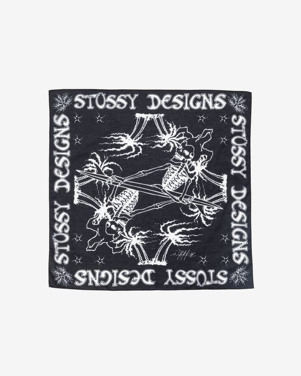 Stüssy - Men's Surf Joker Bandana - (Black)