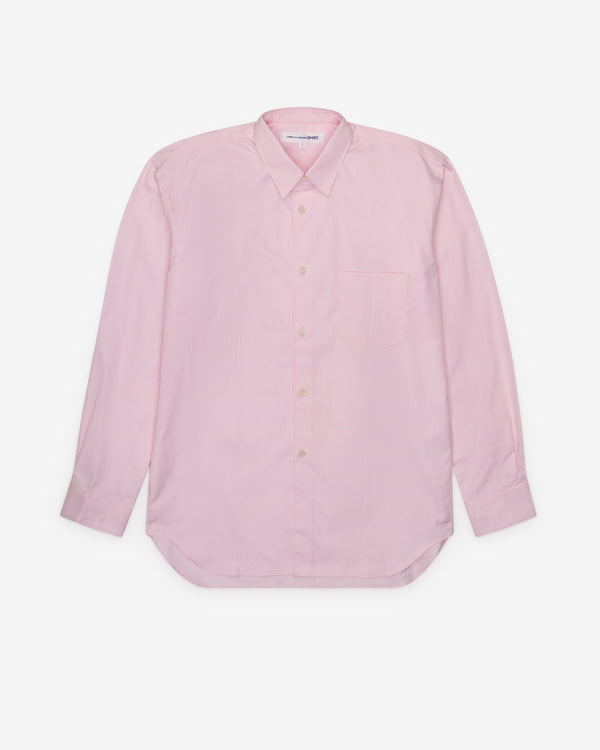CDG Shirt Forever - Men's Classic Fit Woven Cotton Shirt - (Pink)