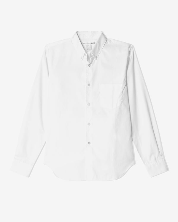 CDG Shirt Forever - Slim Oxford Shirt - (White)