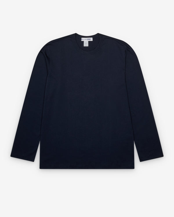 CDG Shirt Forever - Men's Long Sleeve Tee Shirt - (Navy)