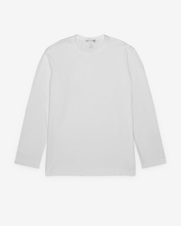 CDG Shirt Forever - Men's Long Sleeve Tee Shirt - (White)
