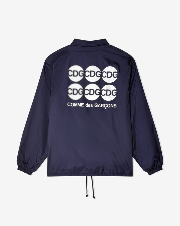 CDG - Dot Coach Jacket - (Navy)