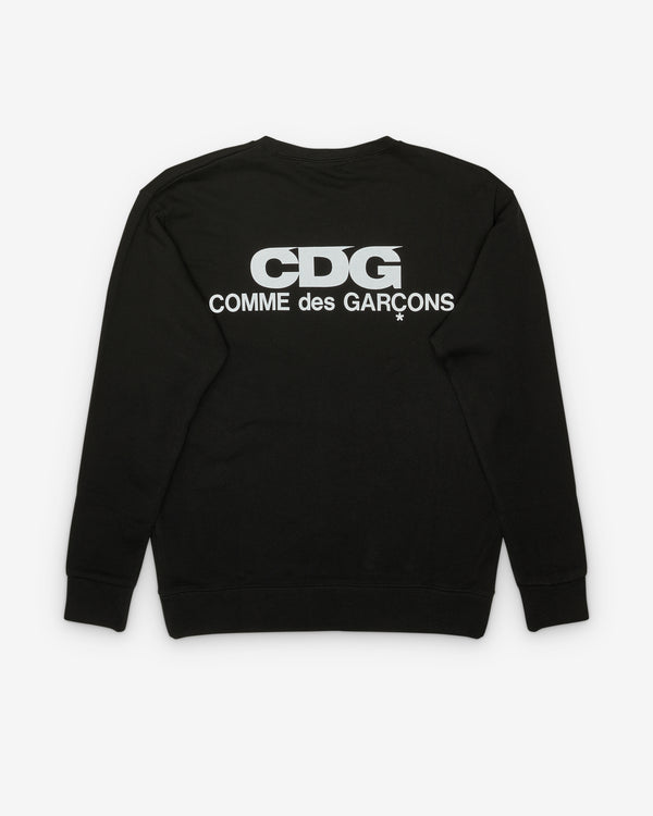CDG - Logo Crew Neck Sweatshirt - (Black)