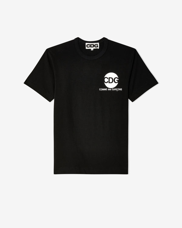 CDG - Circular Logo T-Shirt - (Black)