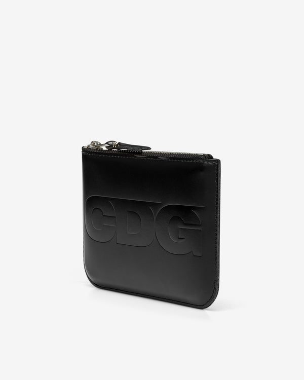 CDG - Embossed Logo Wallet - (SA8100 Black)