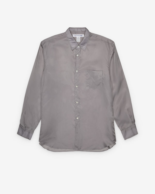 CDG Shirt Forever - Men's Cupra Taffetas Narrow Classic Shirt - (Grey)