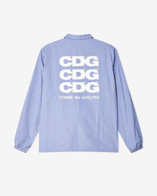 CDG - Coach Jacket - (Stripe)