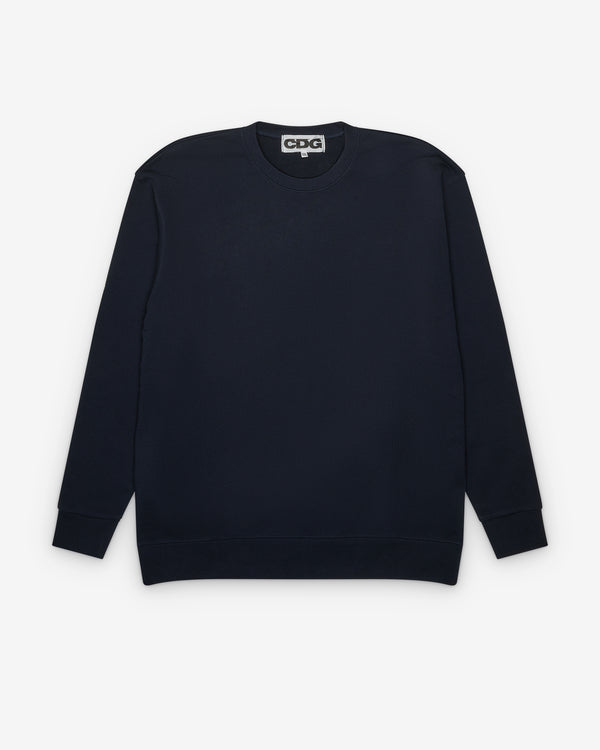 CDG - Logo Crew Neck Sweatshirt - (Navy)