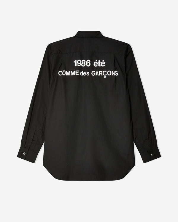 CDG - 1986 Été Staff Shirt - (Black)