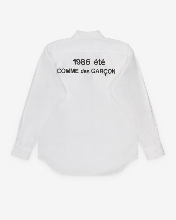 CDG - 1986 Été Staff Shirt - (White)