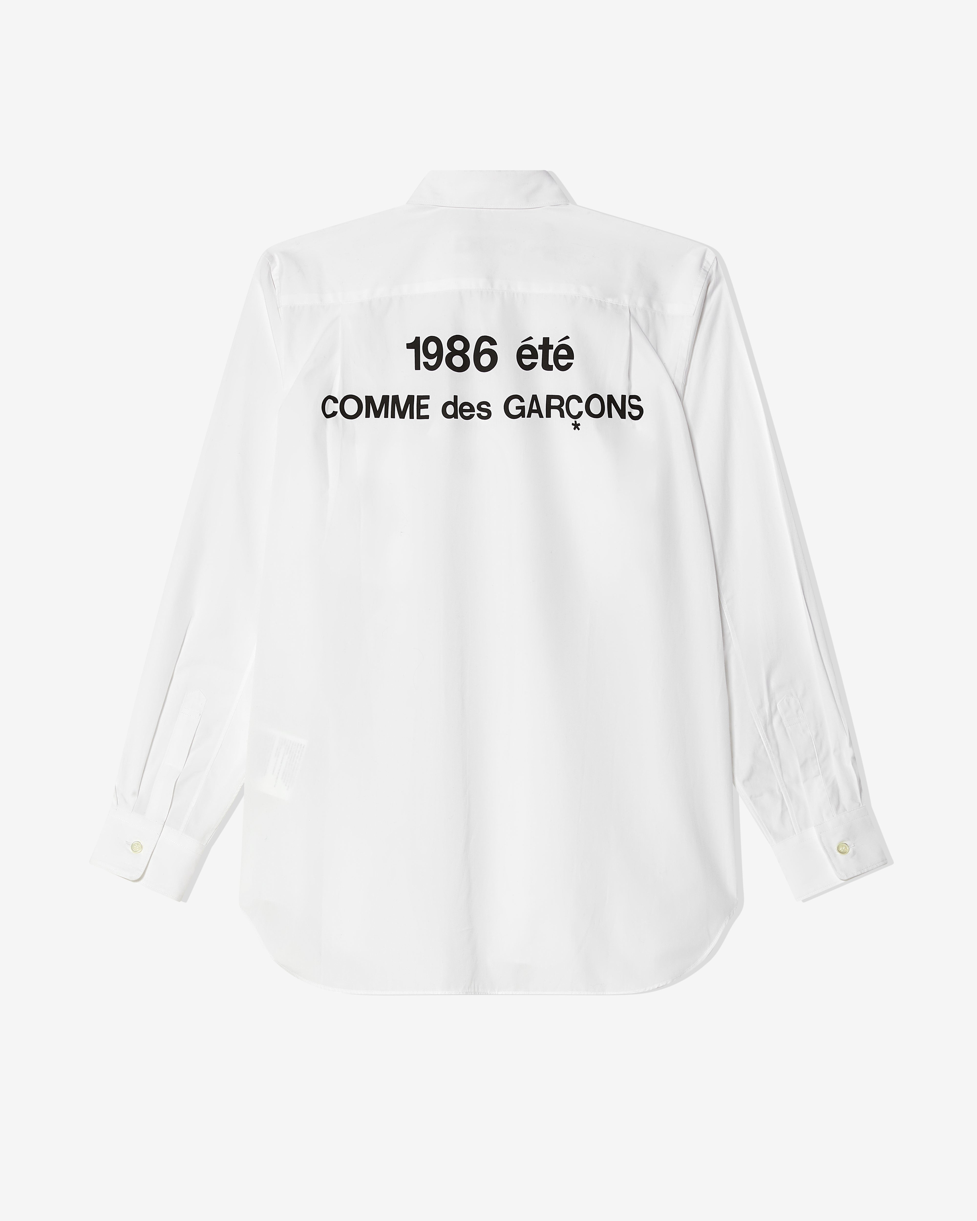 CDG: 1986 Été Staff Shirt (White) | DSMNY E-SHOP