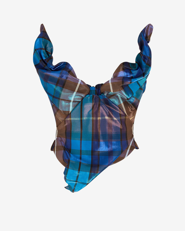 Vivienne Westwood - Women's On Point Corset - (Shiny Blue)