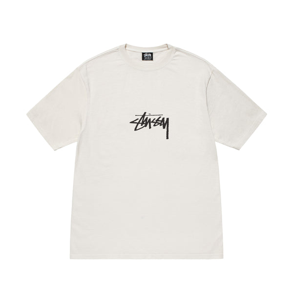Stüssy - Men's Small Stock Pig. Dyed Tee - (Natural)