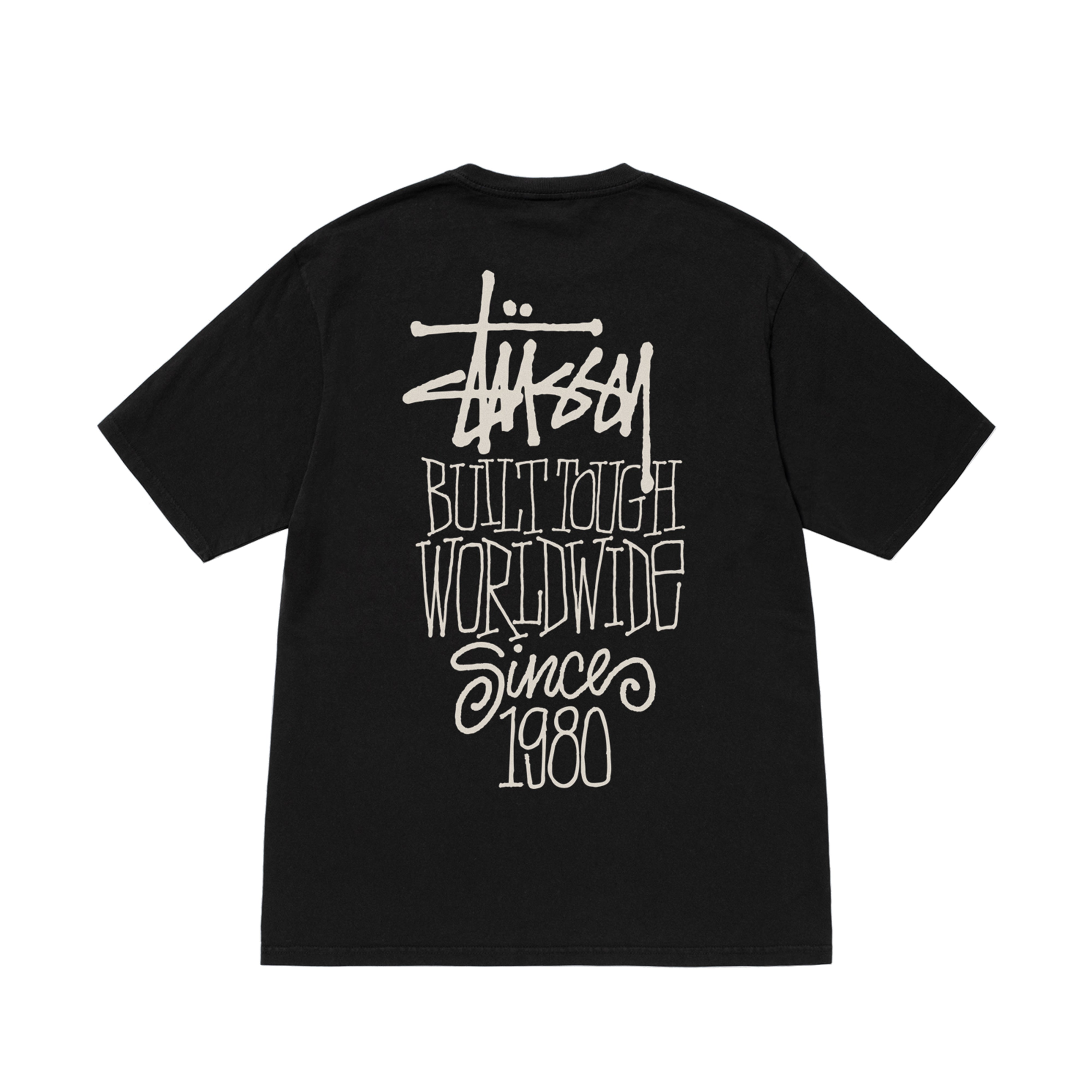 Stüssy - Men's Built Tough Pig. Dyed Tee - (Black)