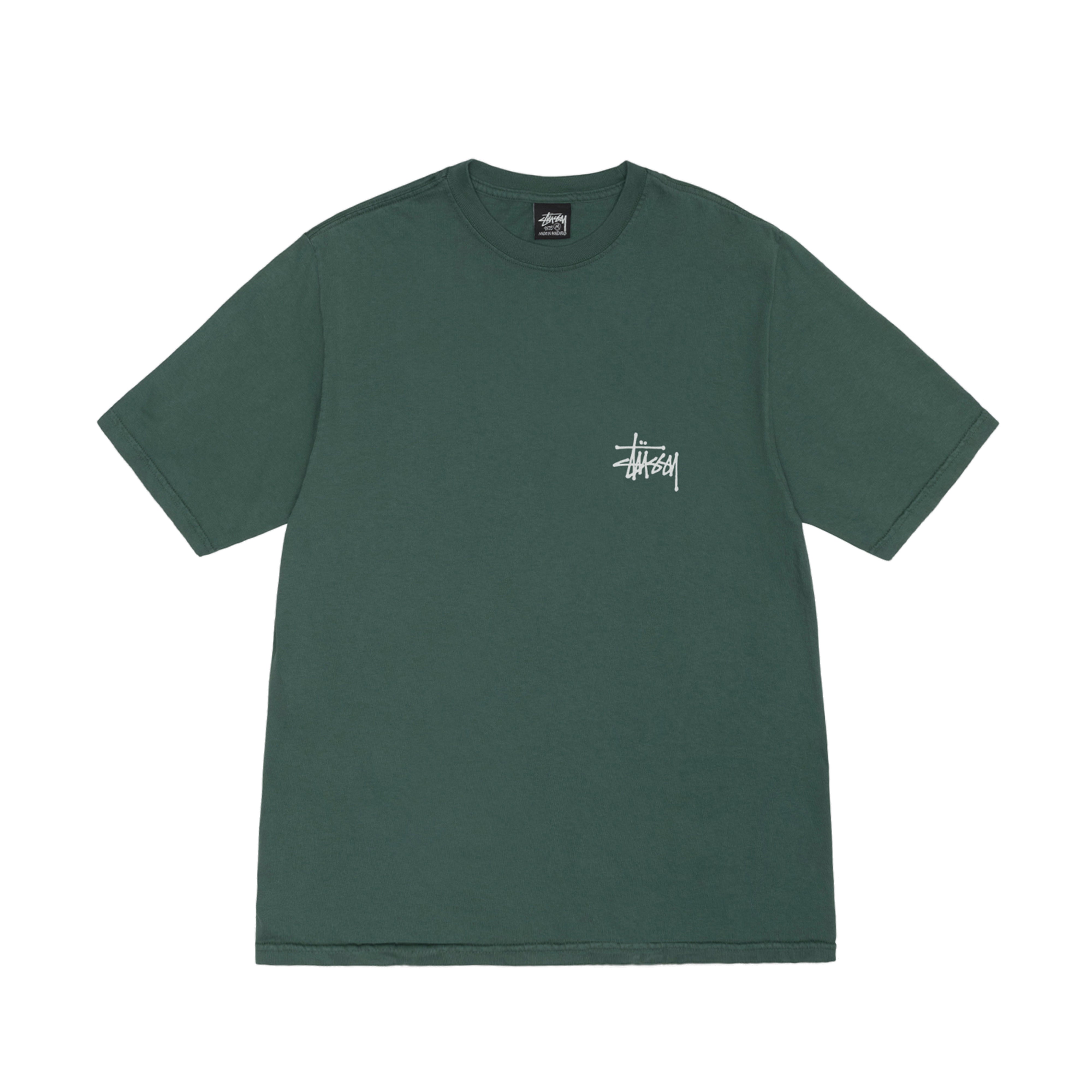 Stüssy - Men's Built Tough Pig. Dyed Tee - (Forest)