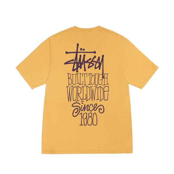 Stüssy - Men's Built Tough Pig. Dyed Tee - (Honey)