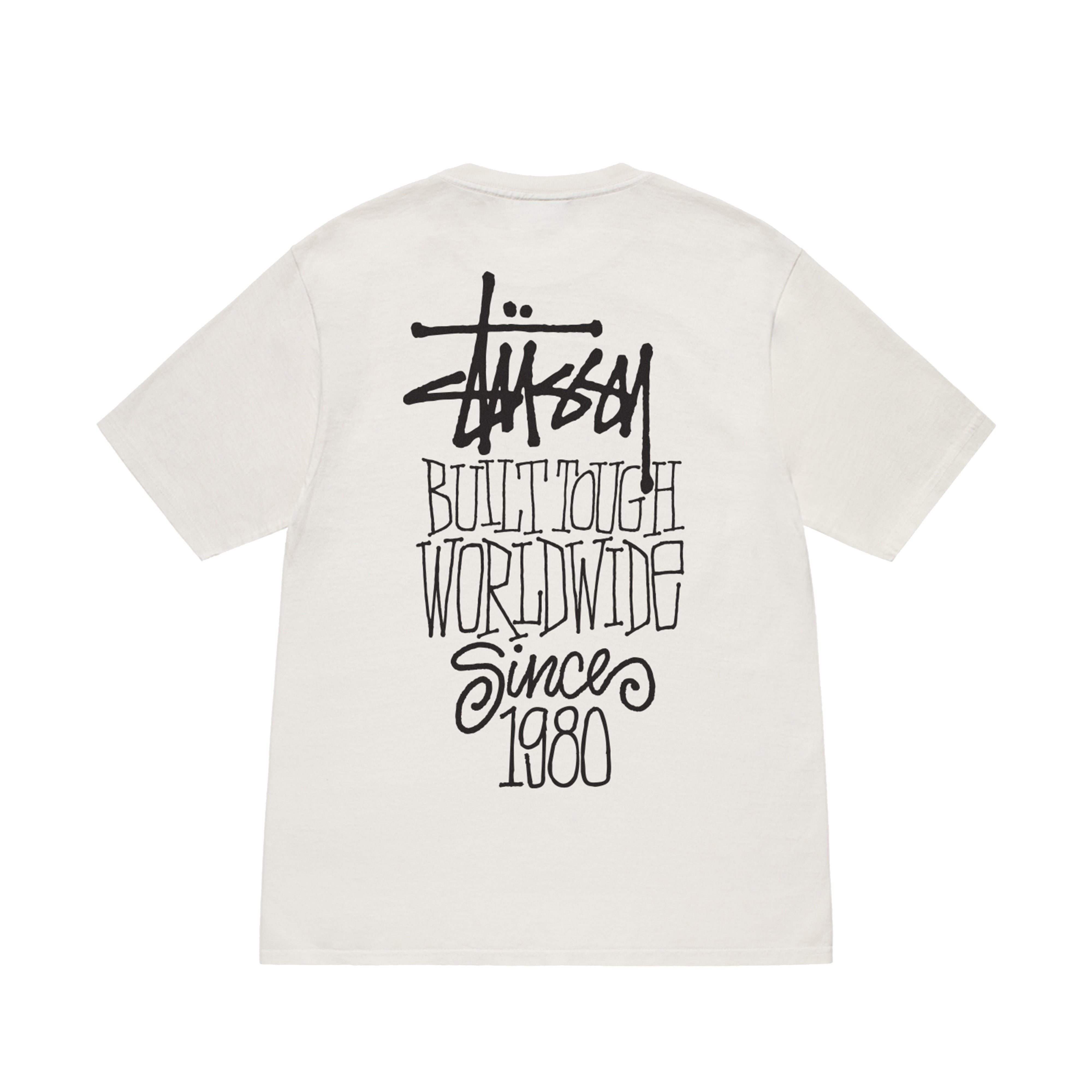 Stüssy - Men's Built Tough Pig. Dyed Tee - (Natural)