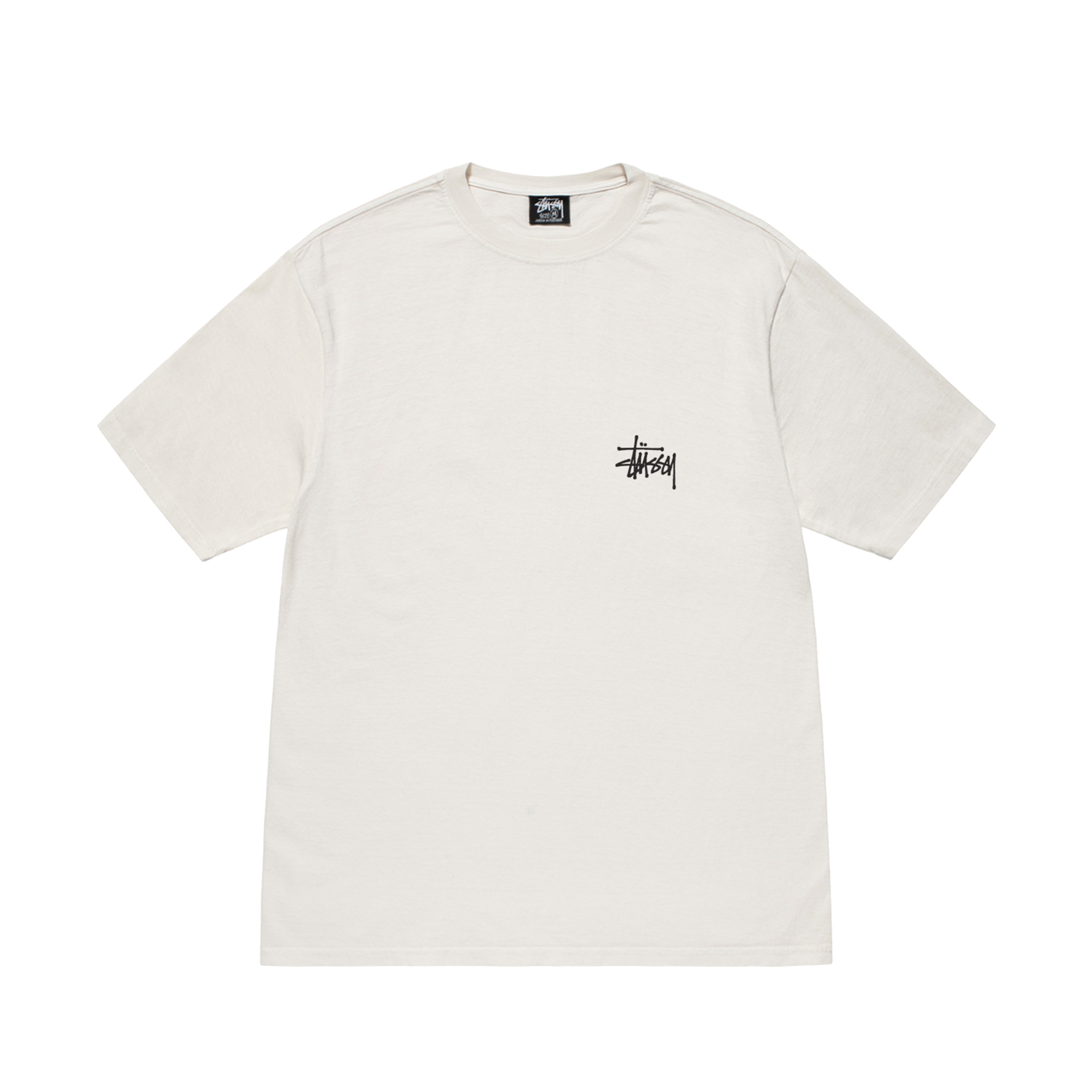 Stüssy: Men's Built Tough Pig. Dyed Tee (Natural) | DSMNY E-SHOP