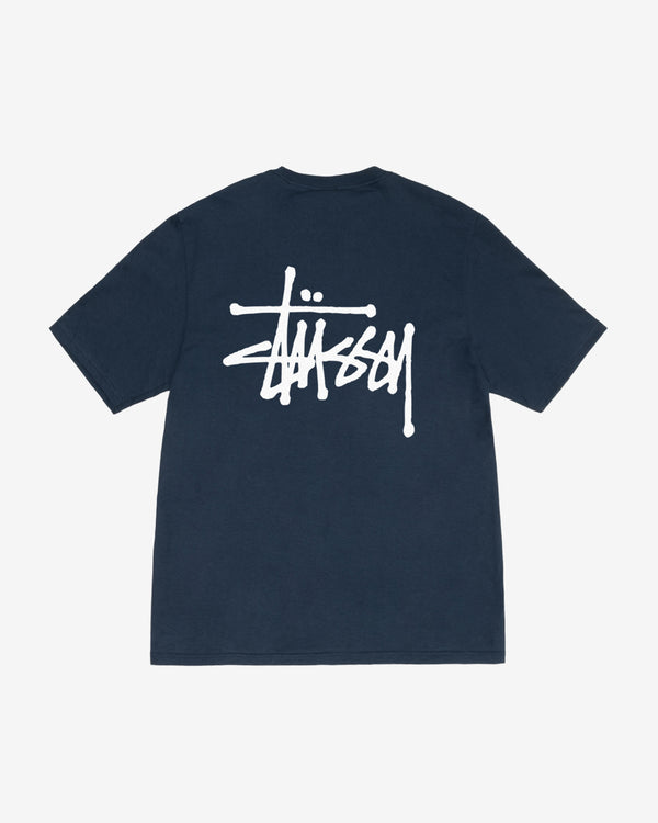 Stüssy - Men's Basic Stussy T-Shirt - (Navy)