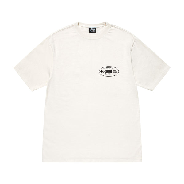 Stüssy - Oval Corp. Pig. Dyed Tee - (Natural)