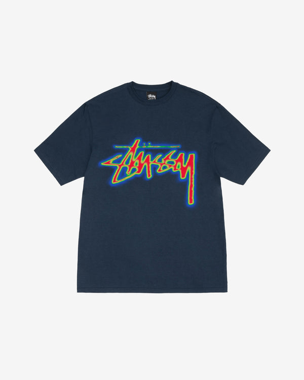 Stüssy - Men's Thermal Stock T-Shirt - (Navy)