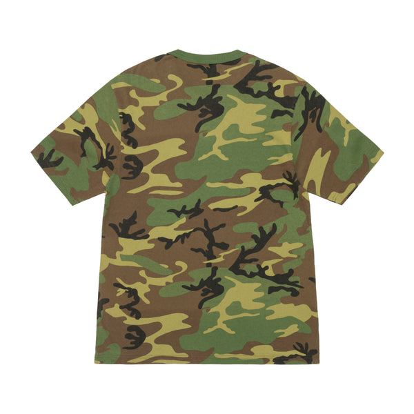 Stüssy - Men's Stock Camo Tee - (Camo/White)