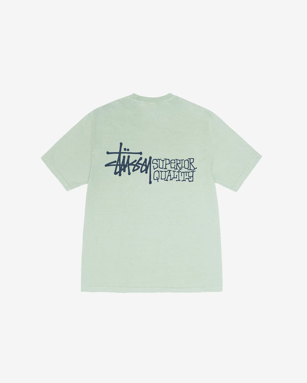 Stüssy - Men's Superior Quality Pig. Dyed T-Shirt - (Green)