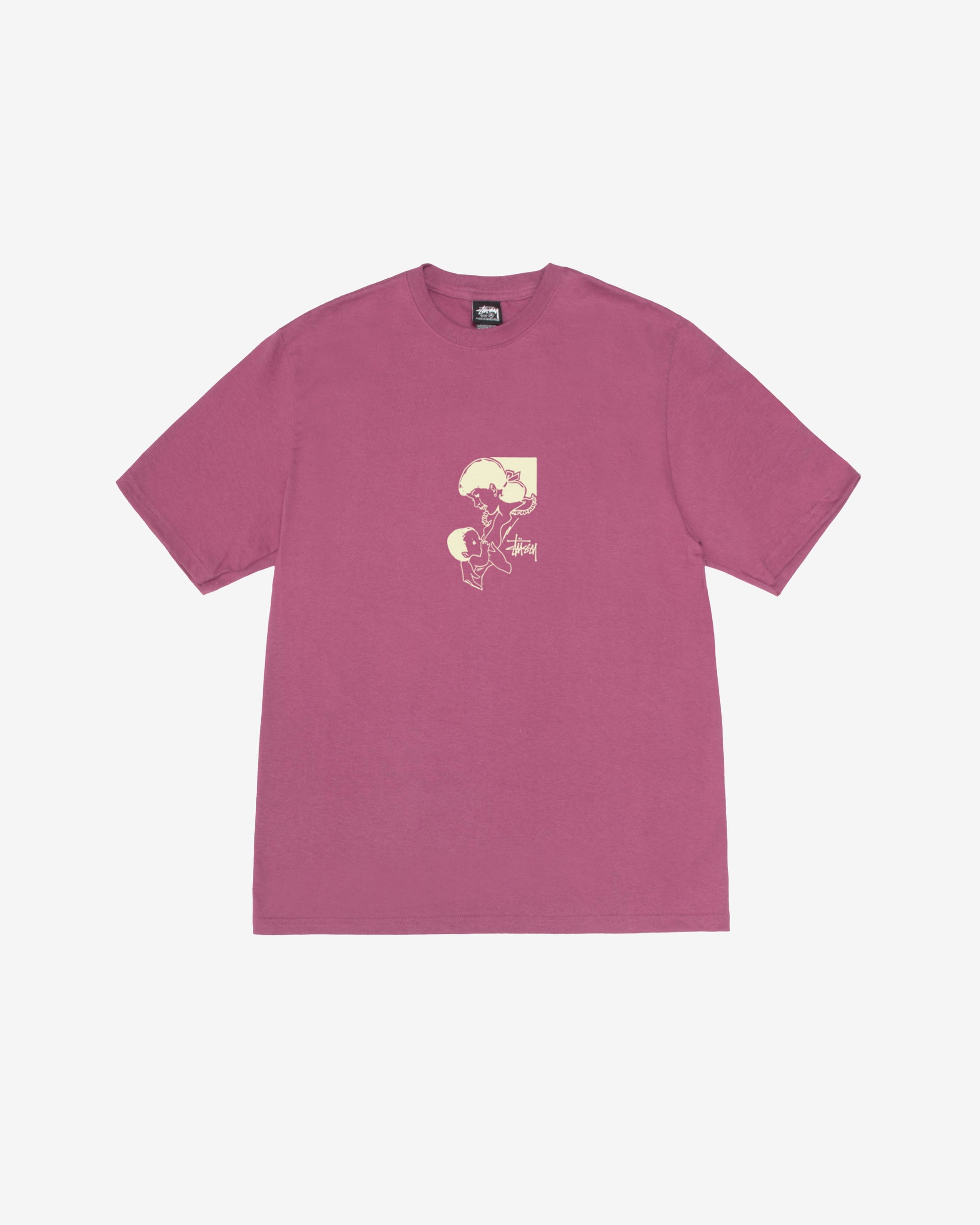 Stüssy - Men's Nurture T-Shirt - (Berry) – DSMNY E-SHOP