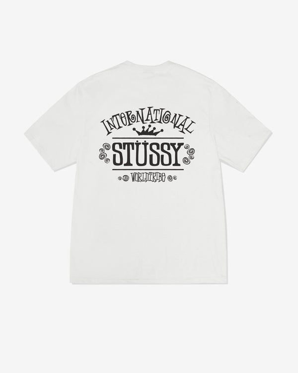 Stüssy - Men's Worldwide Pigment Dyed T-Shirt - (Natural)