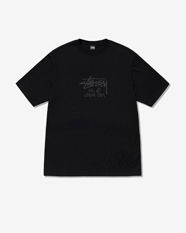 Stüssy - Men's Laguna USA PIG. Dyed T-Shirt - (Black)