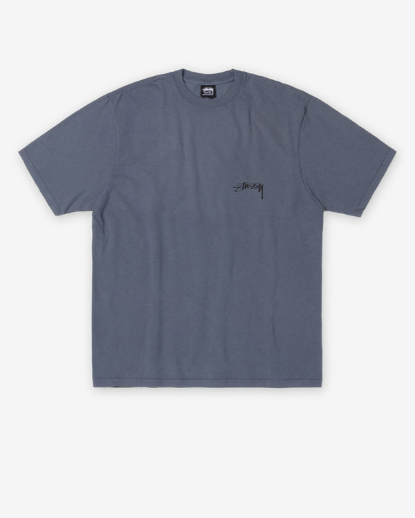 Stüssy - Men's Serpent Pig. Dyed T-Shirt - (Navy)