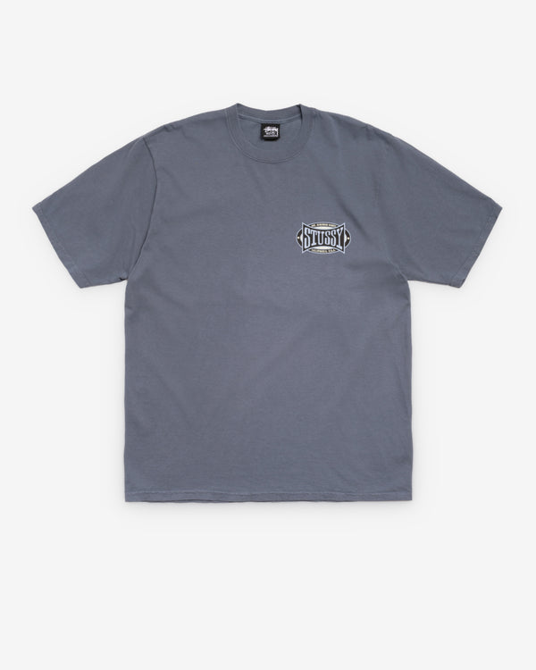 Stüssy - Men's Champion Oval Pigmentment Dyed T-Shirt - (Navy)