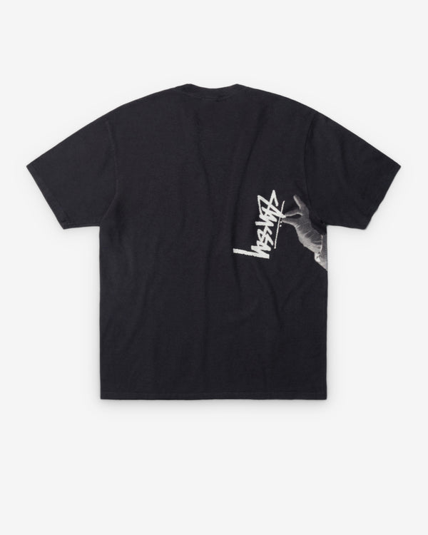 Stüssy - Men's Lady Paris Pigment Dyed T-Shirt - (Faded Black)