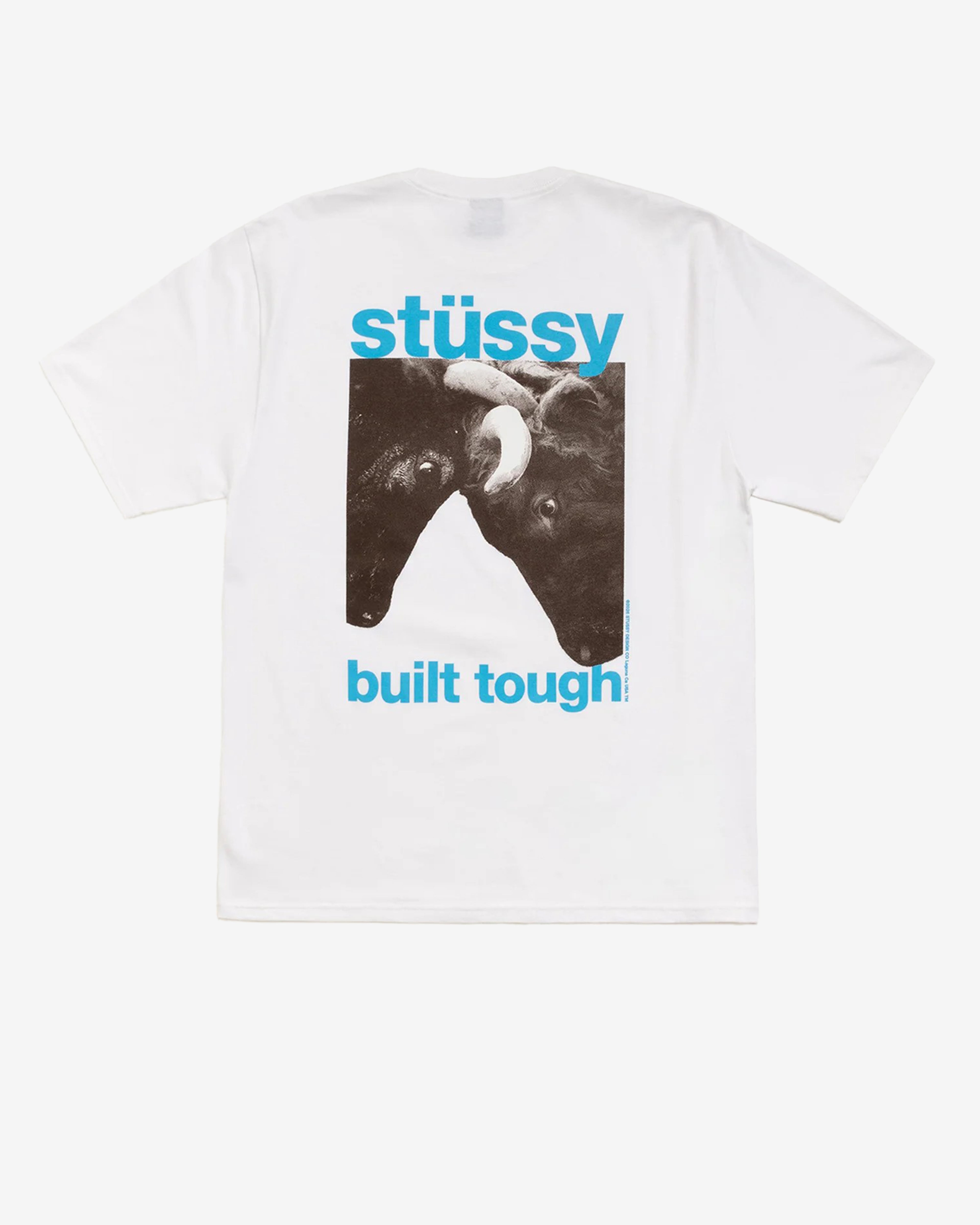 Stüssy: Men's Built Tough T-Shirt (White) | DSMNY E-SHOP