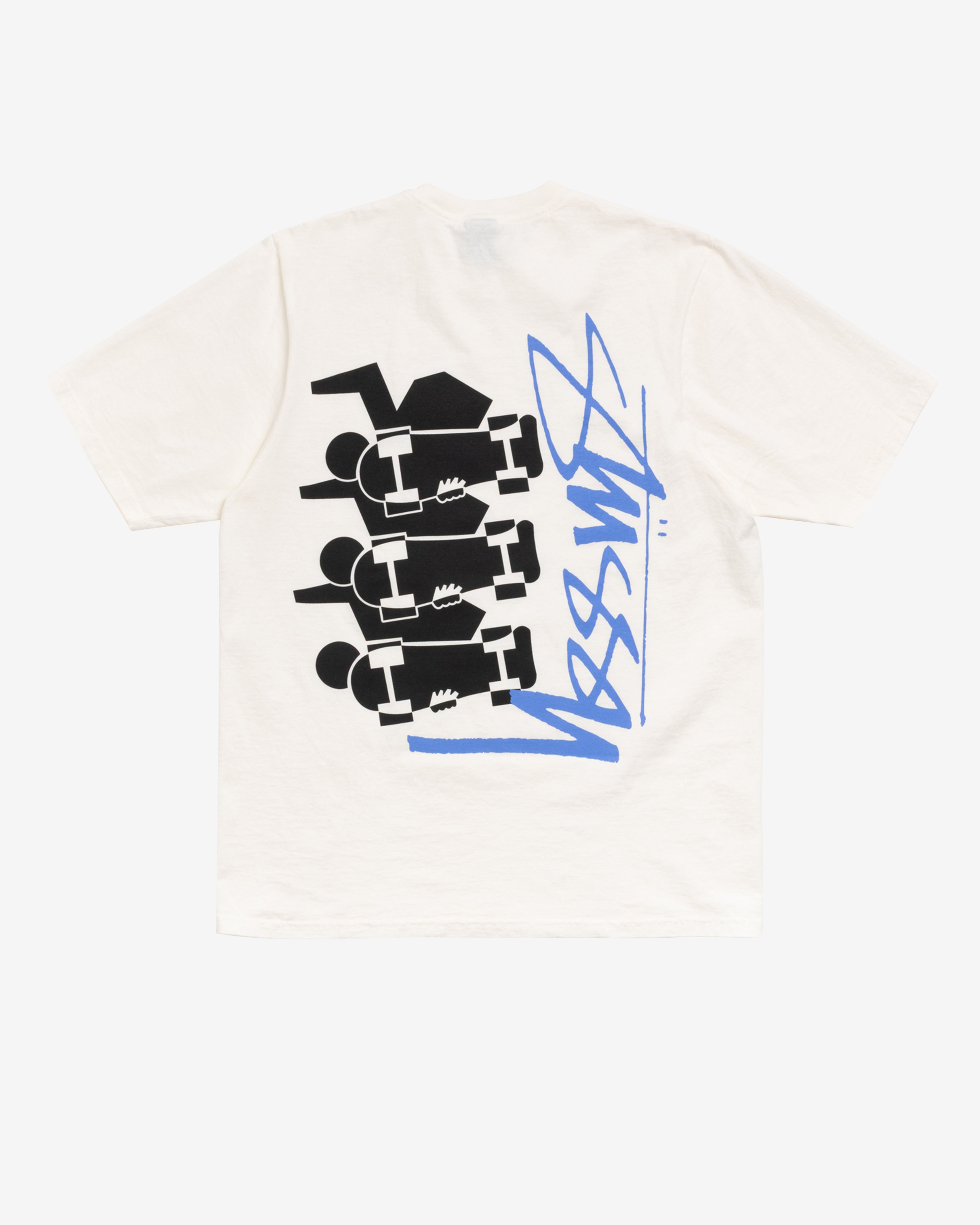 Stüssy: Men's Skate Stack Pig. Dyed Tee (Natural) | DSMNY E-SHOP