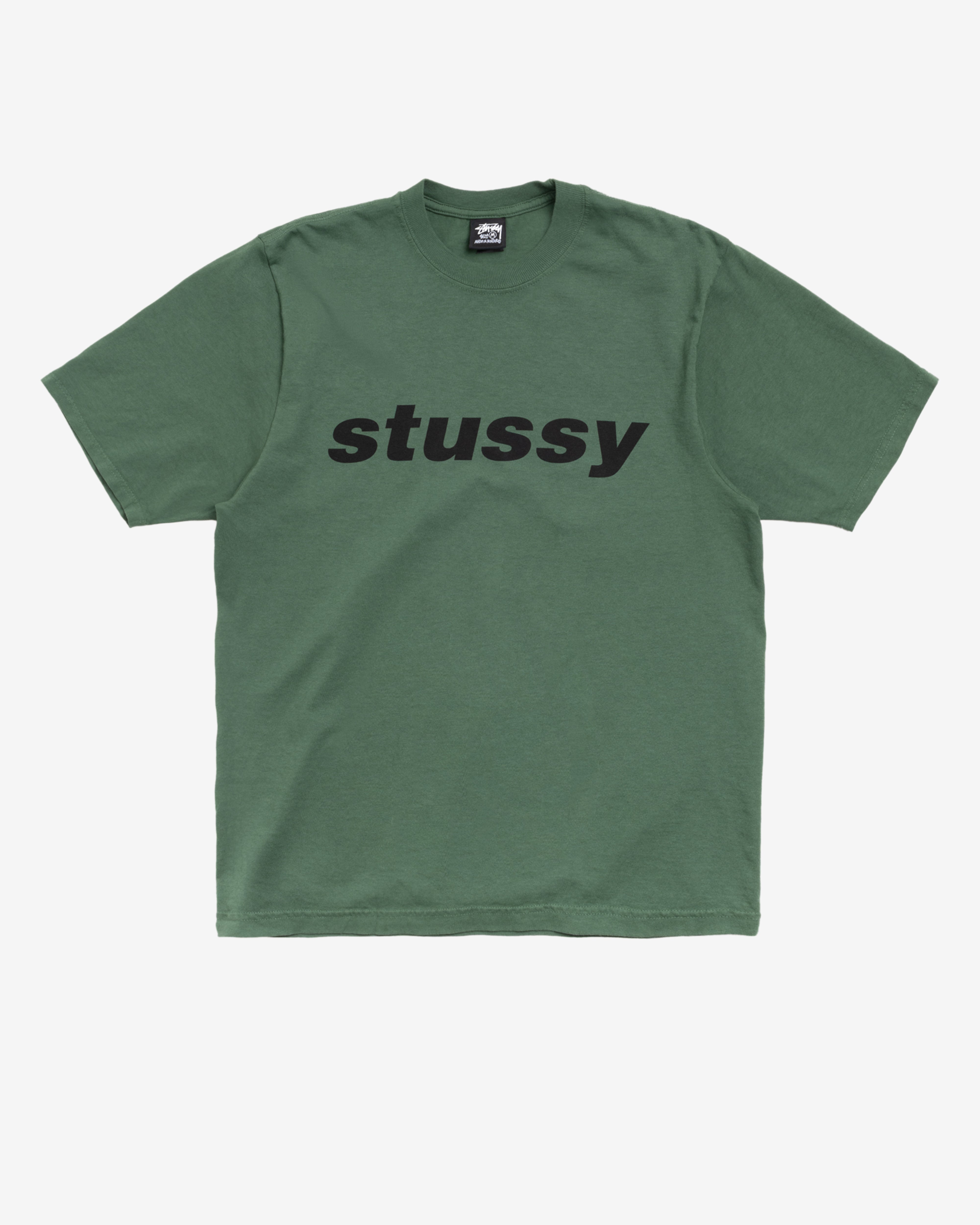 Stüssy: Men's Shark Pig. Dyed Tee (Pine) | DSMNY E-SHOP