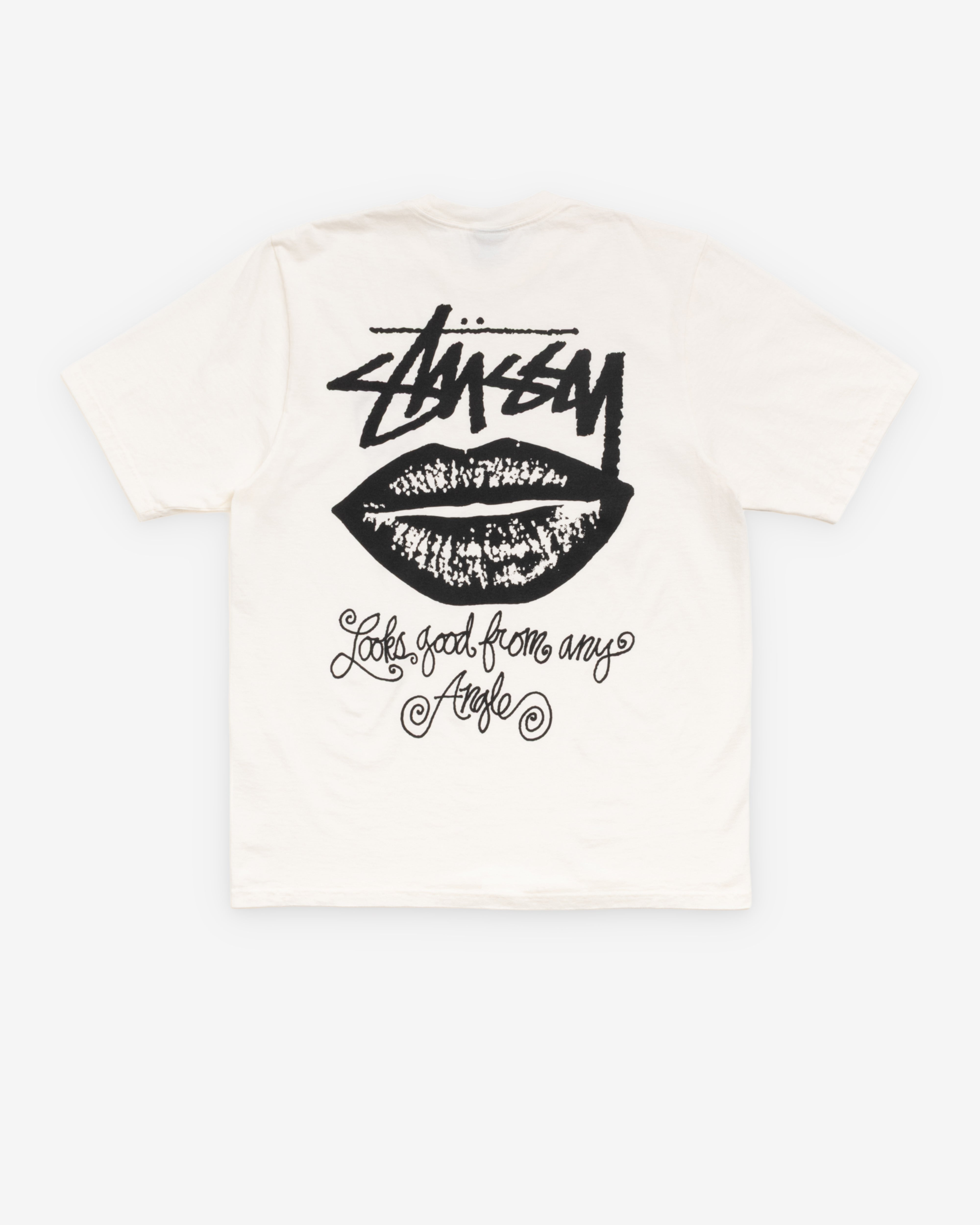 Stüssy: Men's Any Angle Pigment Dyed Tee (Natural) | DSMNY E-SHOP