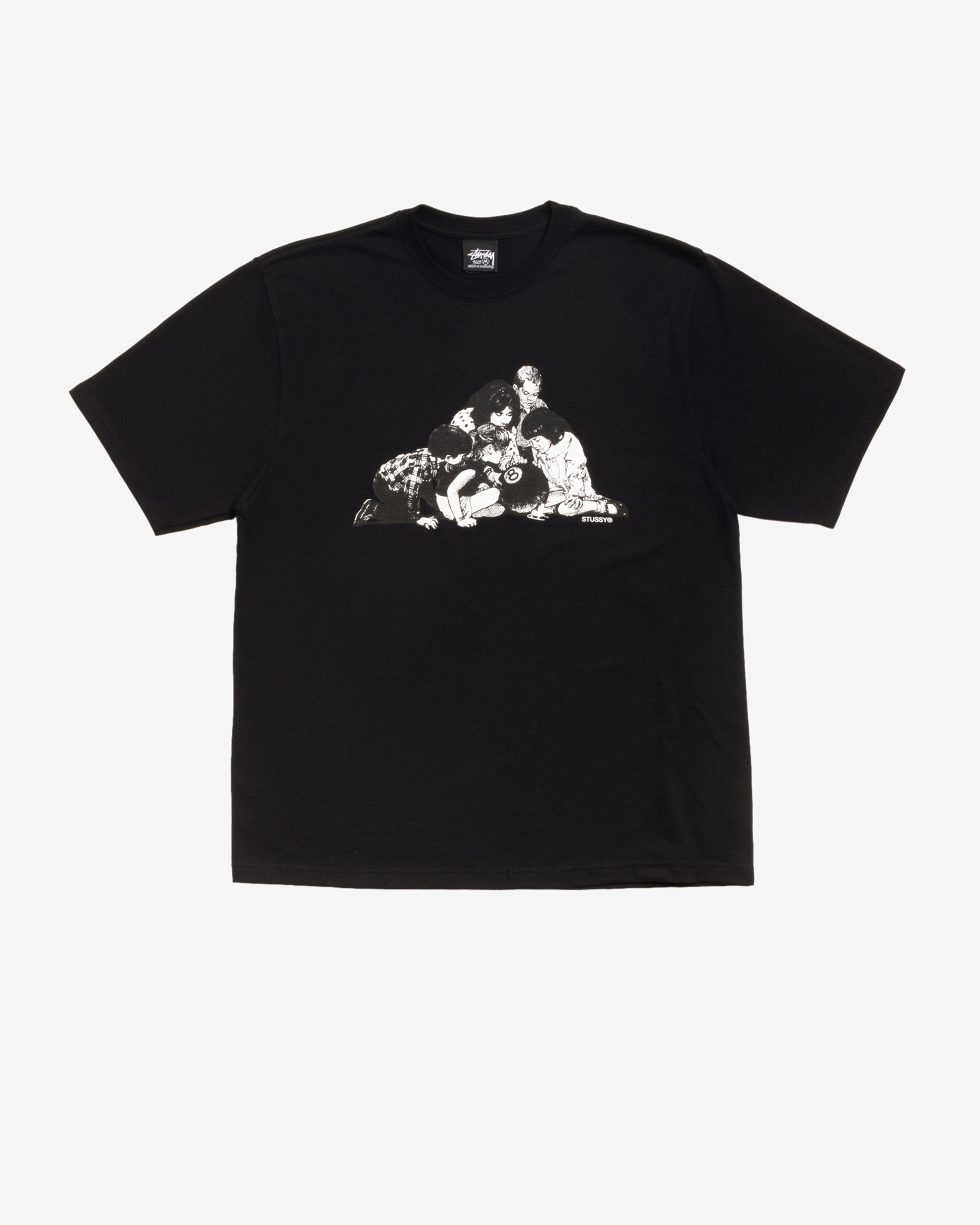 Stüssy: Men's Kids Tee (Black) | DSMNY E-SHOP