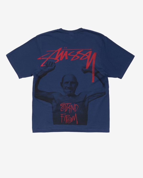 Stüssy - Stand Firm Pigment Dyed Tee - (Midnight)