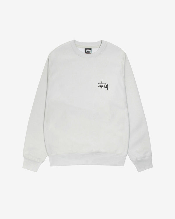 Stüssy - Men's Basic Stüssy Crew - (Fog)