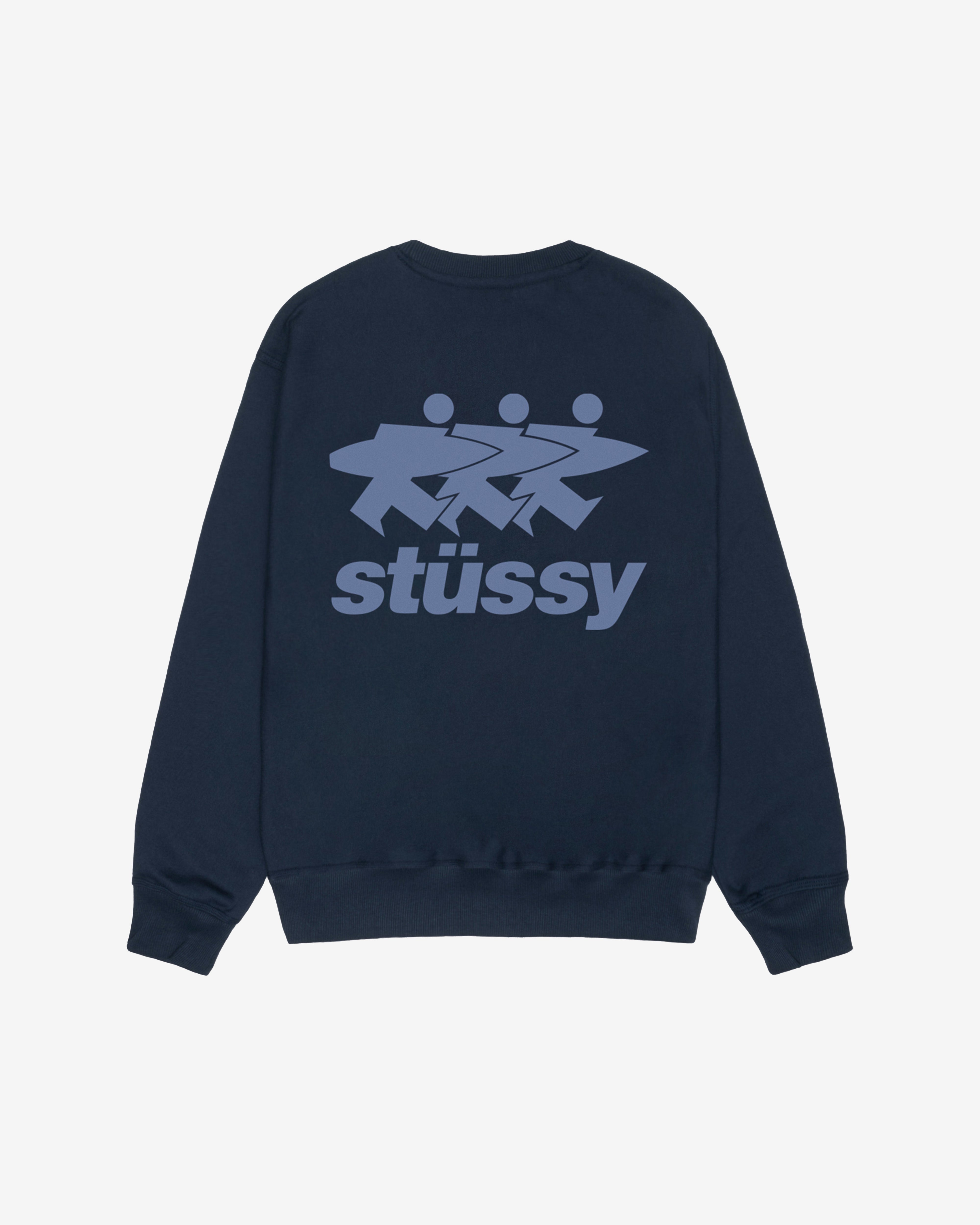 Stüssy - Men's Surfwalk Crew - (Navy) – DSMNY E-SHOP