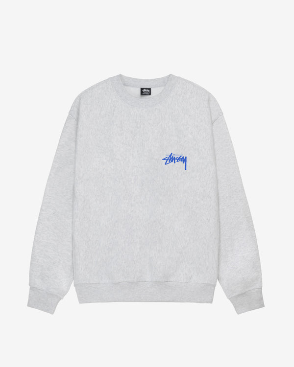 Stüssy - Men's Shells Crew - (Ash Heather)