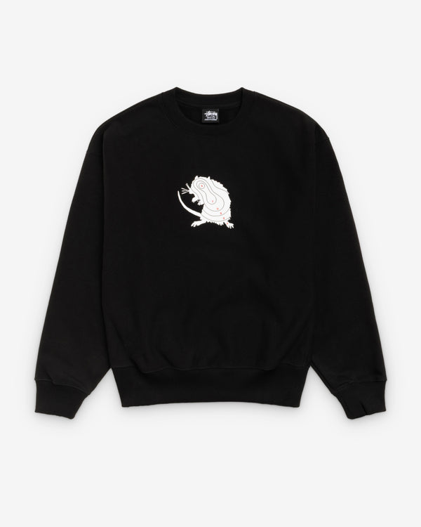 Stüssy - Men's Long Range Crew - (Black)